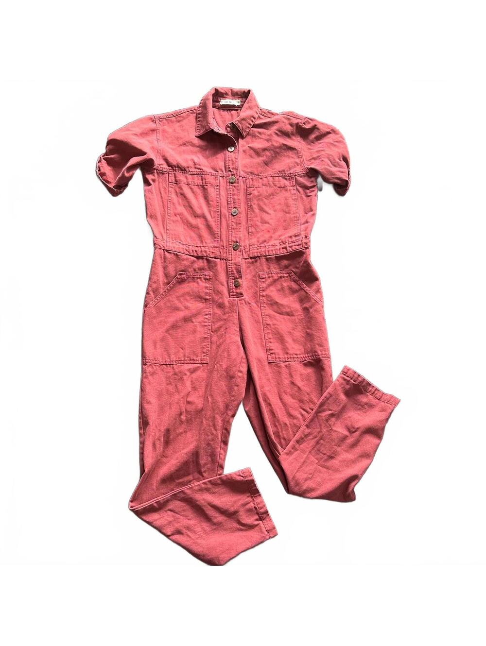 MOD REF | Dusty Rose Canvas Utility Boiler Suit